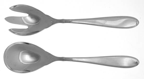 Florence (Stainless) (2 Pc) Solid Salad Set
