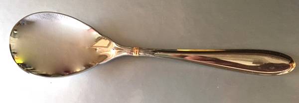 Florence Gold Solid Salad Serving Spoon