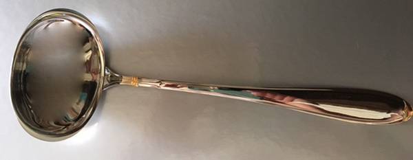 Florence Gold Solid Soup Ladle