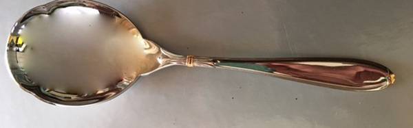 Florence Gold Solid Shell Casserole Spoon