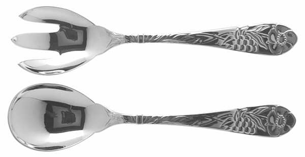 Garden (Stainless) (2 Pc) Solid Salad Set