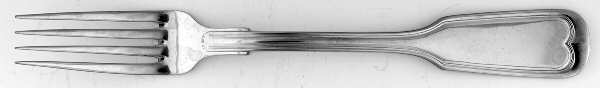 Montgelas (Stainless) Large Solid Cold Meat Serving Fork