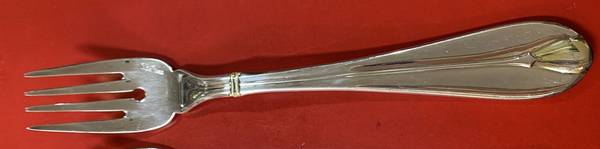 Pearl-Gold (Stainless, Gold Accent) Individual Solid Fish Fork