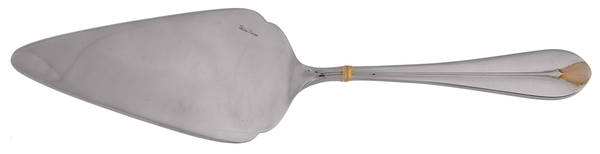 Pearl-Gold (Stainless, Gold Accent) All Stainless Pie Server