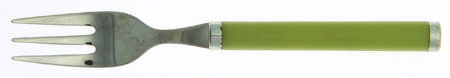 Play-Apple Green (Stainless) Individual Solid Fish Fork