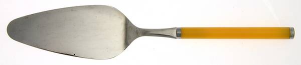 Play-Yellow (Stainless) Pie Server with Stainless Blade