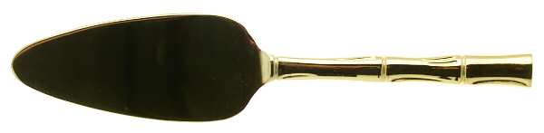 Gold Cane (Gold Electroplate) Solid Cheese Server