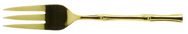 Gold Cane (Gold Electroplate) Individual Salad Fork