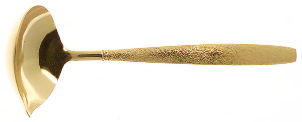 Golden Firense (Gold Electroplate) Solid Gravy Ladle