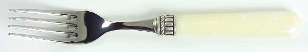 Florentine-Marbleized Ivory Fork