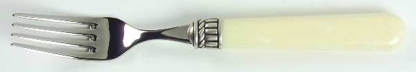 Florentine-Marbleized Ivory Individual Salad Fork