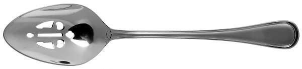 Merlemont Satin (Stainless) Pierced Solid Serving Spoon