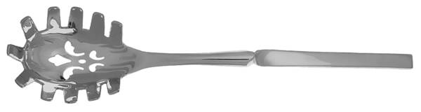 New Wave (Stainless) Pasta Server with Stainless Bowl HC