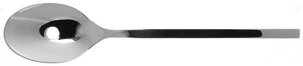 New Wave (Stainless) Pierced Solid Serving Spoon