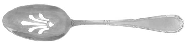 Septfontaines Satin (Stainless) Pierced Solid Serving Spoon