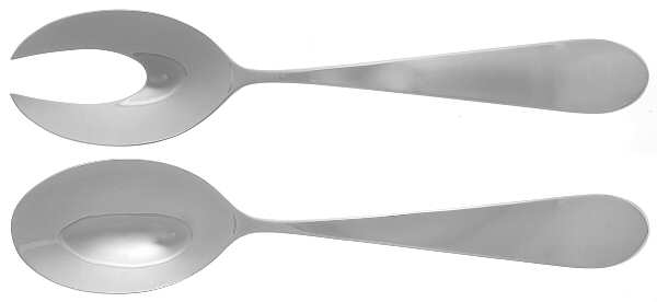 Sereno (Stainless) Solid Oversized Serving Salad Set