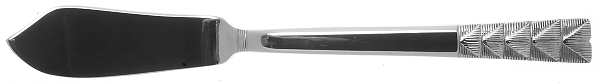 Plisse (Stainless) Flat Handle Master Butter Knife