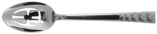 Plisse (Stainless) Pierced Tablespoon (Serving Spoon)