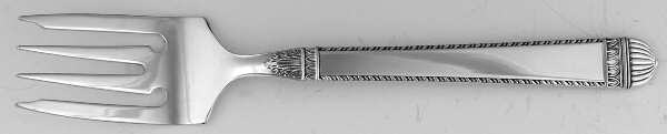Bysantium (Sterling) Medium Solid Cold Meat Serving Fork