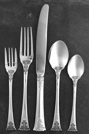 Imperial Scroll (Sterling) 5 Piece Dinner Size Setting