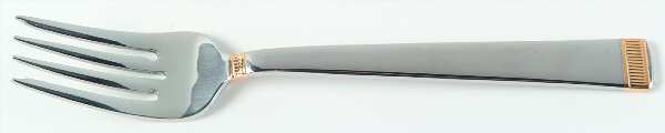 Gold Chime (Stainless, Gold Accent) Individual Salad Fork