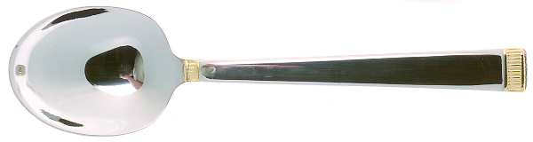 Gold Chime (Stainless, Gold Accent) Sugar Spoon