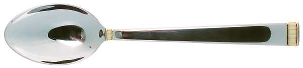Gold Chime (Stainless, Gold Accent) Tablespoon (Serving Spoon)