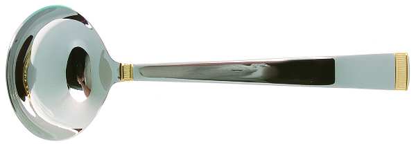 Gold Chime (Stainless, Gold Accent) Solid Gravy Ladle