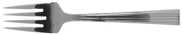 Modern Graphic (Stainless) Medium Solid Cold Meat Serving Fork