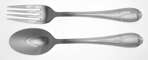 Mademoiselle (Stainless) Solid Serving Set