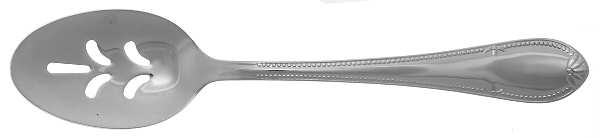 Mademoiselle (Stainless) Pierced Solid Serving Spoon