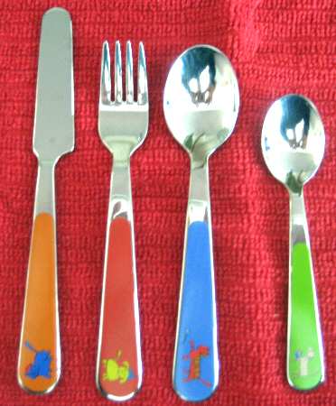 Meow Wow Wow (Stainless) Youth-Child Set 4 Piece (YF,YK,YS,BS)