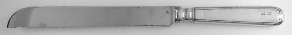 Filet (Pewter) Cake Knife with Stainless Blade