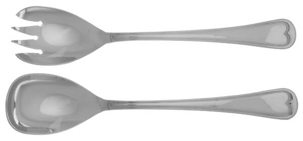 French Garden (Stainless) (2 Pc) Solid Salad Set