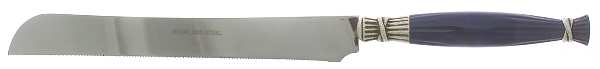 Dolce Vita-Blue (Stainless) Cake Slicer with Stainless Blade