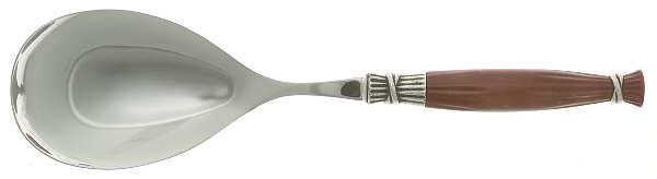 Dolce Vita-Red (Stainless) Large Solid Serving Spoon