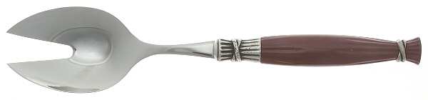 Dolce Vita-Red (Stainless) Solid Salad Serving Fork