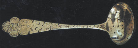 Medallion (Sterling, 1885) Pierced Sugar Serving Ladle