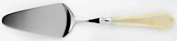 Verona-Ivory (Stainless, Acrylic) Pie Server with Stainless Blade