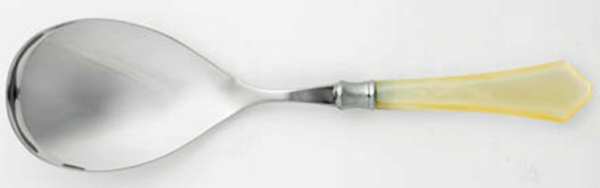 Verona-Ivory (Stainless, Acrylic) Hollow Handle Serving Spoon