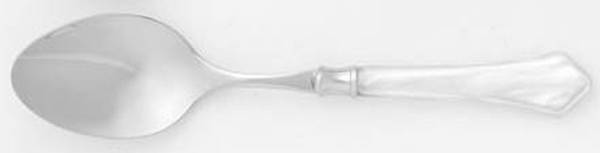 Verona-White (Stainless, Acrylic) Hollow Handle Salad Serving Spoon