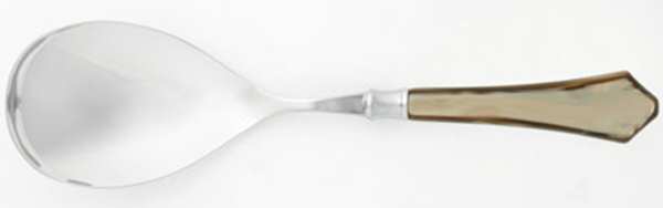Verona-Taupe (Stainless, Acrylic) Hollow Handle Serving Spoon