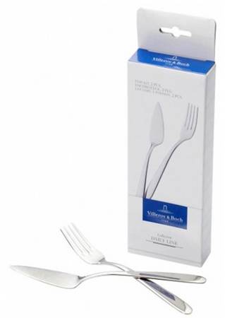 Daily Line (Stainless) Solid 2-Piece Small Fish Serving Set