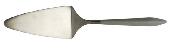 Ares Argento Gray (Stainless) Pie and Cake Server with Stainless Blade