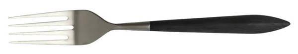 Ares Argento Black (Stainless) Solid Serving Fork