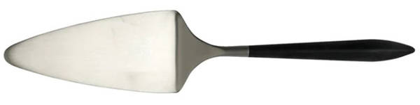 Ares Argento Black (Stainless) Pie and Cake Server with Stainless Blade