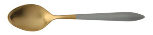 Ares Oro Gray (Gold Electroplate) Teaspoon