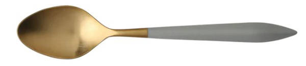 Ares Oro Gray (Gold Electroplate) Place/Oval Soup Spoon