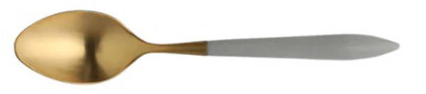 Ares Oro Gray (Gold Electroplate) Demitasse Spoon