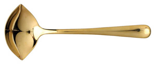 Settimocielo Oro (Gold Electroplate) Solid Gravy Ladle